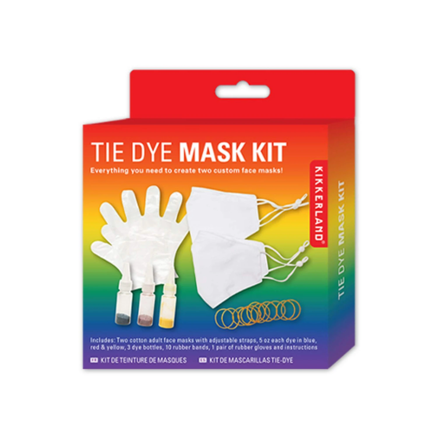 KIKKERLAND TIE DYE MASK KIT - Gesichtsmaske 6 KIKKERLAND TIE DYE MASK KIT - Gesichtsmaske – Bild 4