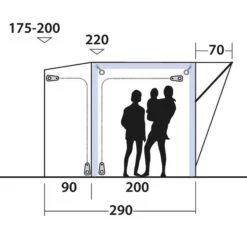 Outwell PARKVILLE 200SA - Busvorzelt -Outdoor-Ausrüstungsgeschäft 5638031663 m parkville 200sa outwell 24