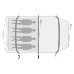 Outwell STARHILL 4A - Familienzelt -Outdoor-Ausrüstungsgeschäft 5638031667 q starhill 4a outwell 24