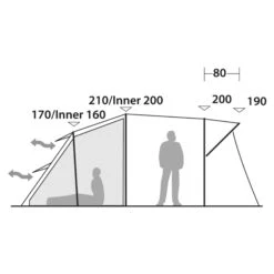 Robens WOLF MOON TC 5XP - Familienzelt -Outdoor-Ausrüstungsgeschäft 5638032237 i wolf moon tc 5xp robens 24