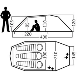 Nordisk OPPLAND 3 PU TENT MODELL 2022 - Tunnelzelt -Outdoor-Ausrüstungsgeschäft 5638038202 m oppland 3 pu tent modell 2022 nordisk 24