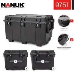 975 CASE NO WHEELS CARRY - Ausrüstungsbox -Outdoor-Ausrüstungsgeschäft 5638077970 i 975 case no wheels carry nanuk 24